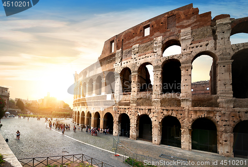 Image of Ancient Colosseum in Rome