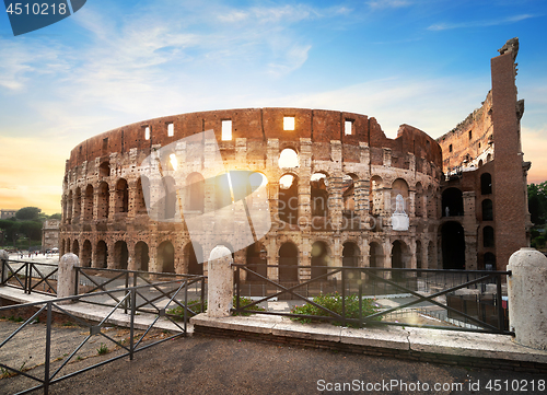 Image of Old ancient colosseum