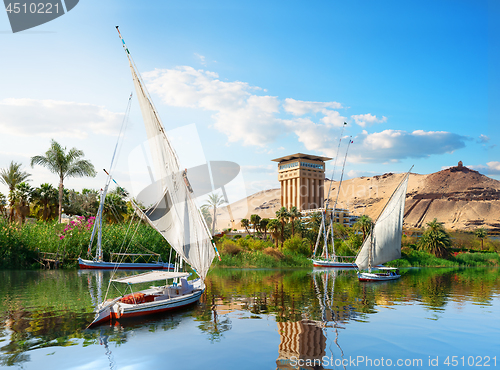 Image of Sailboat in Aswan