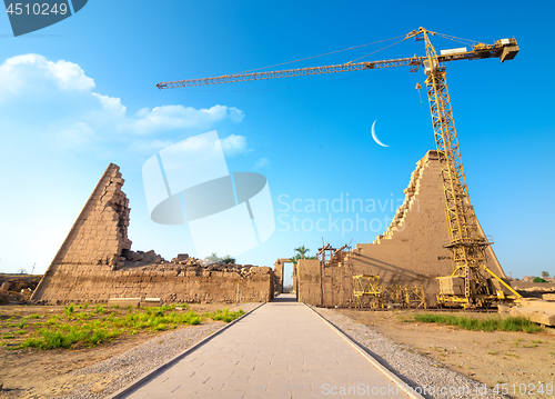 Image of Egyptian temple in Luxor