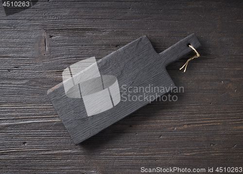 Image of black wood cutting board