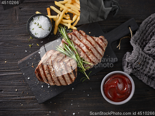 Image of grilled beef steaks