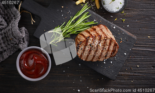 Image of grilled beef steak