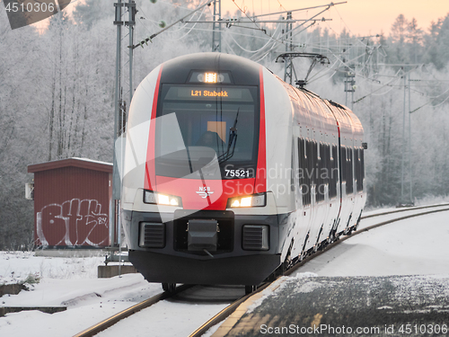 Image of Regional train in Norway