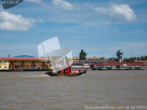 Image of Bang Nara River between Thailand and Malaysia