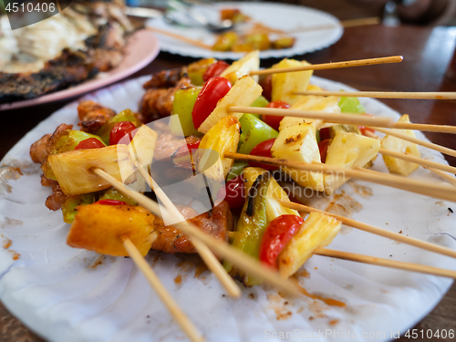 Image of Grilled street food in Thailand