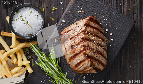 Image of grilled beef steak