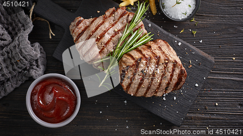Image of grilled beef steaks