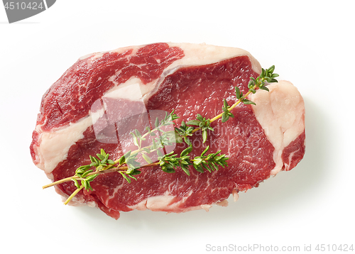 Image of fresh raw beef steak meat