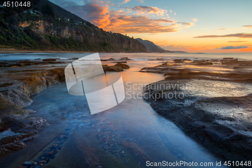 Image of Morning at Coalcliff seaside coastal town