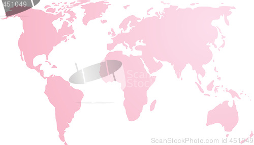 Image of Map of the world illustration