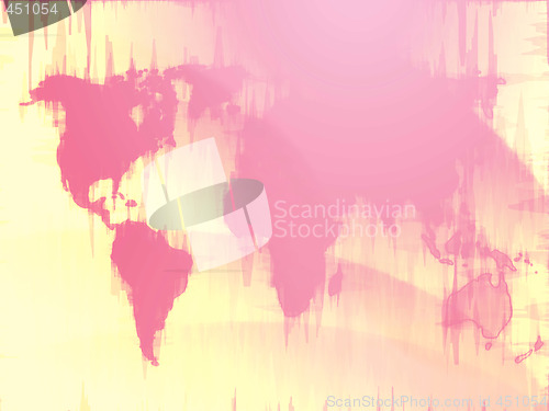 Image of Map of the world illustration