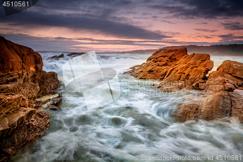 Image of Bermagui rocky coastline