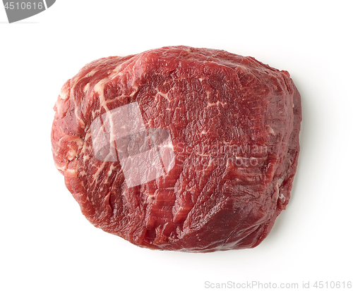 Image of fresh raw beef fillet steak meat