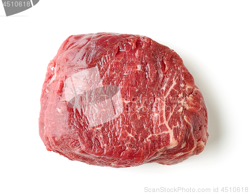 Image of fresh raw beef fillet steak meat