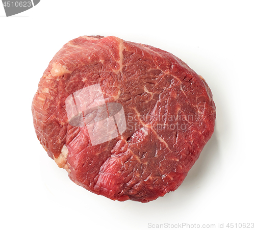 Image of fresh raw beef fillet steak meat