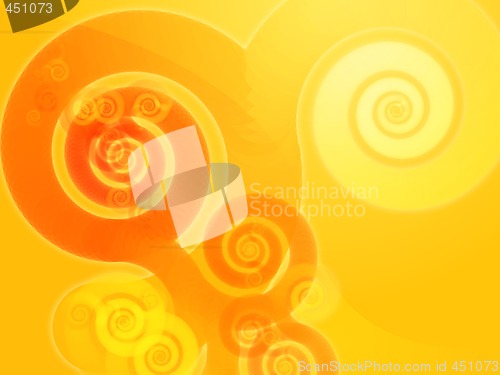 Image of Abstract spiral swirls