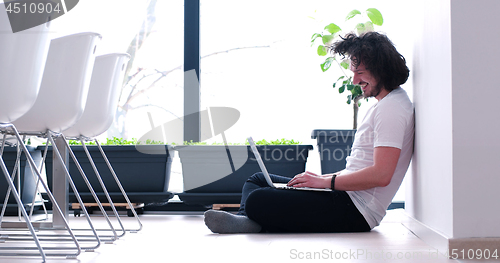 Image of man enjoying relaxing lifestyle