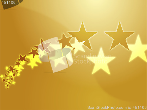 Image of Flying stars illustration