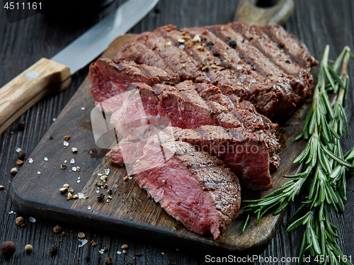 Image of grilled beef fillet steak meat