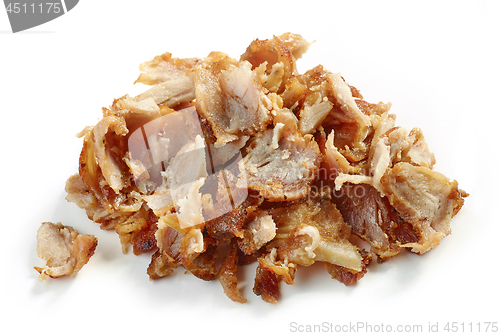 Image of heap of fried chicken meat