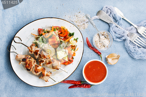 Image of chicken kebab