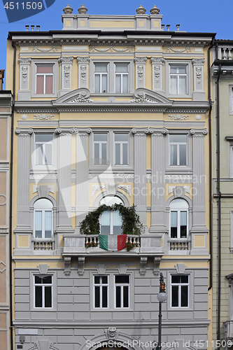 Image of Italian Flag Building