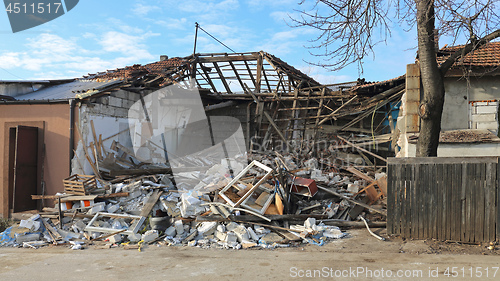 Image of Collapsed House