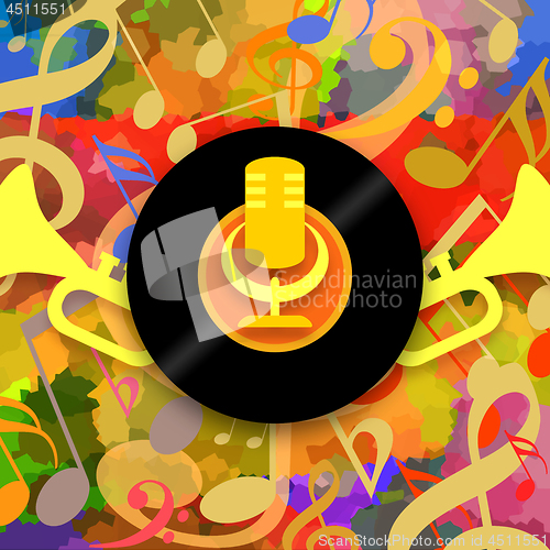 Image of Happy music background