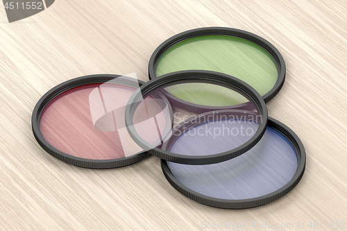 Image of Different photographic filters