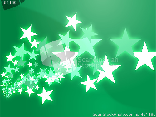 Image of Flying stars illustration