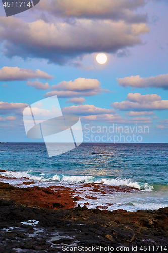 Image of Sunset in Lanzarote island