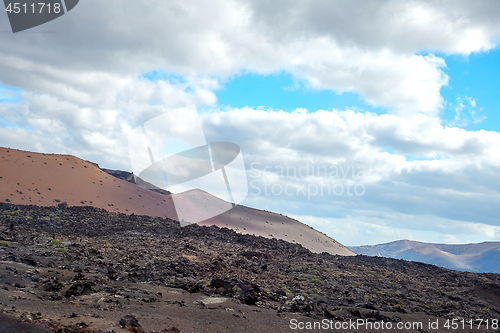 Image of Volcanic landscape of Lanzarote