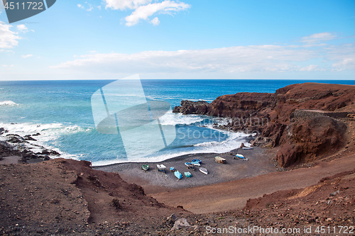 Image of Beautiful landscape of Lanzarote Island