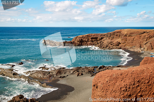 Image of Beautiful landscape of Lanzarote Island