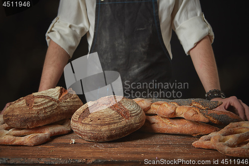 Image of Fresh bread on the table
