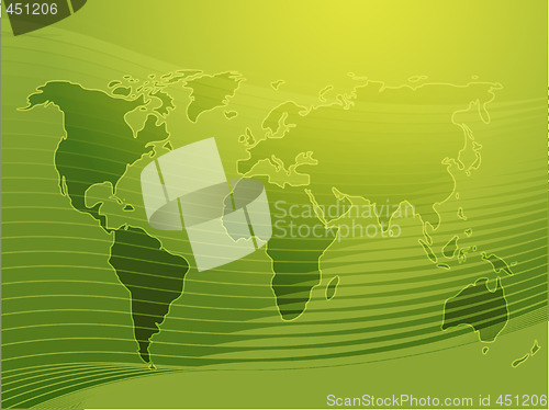 Image of Map of the world illustration