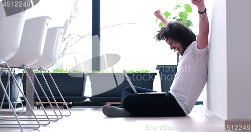 Image of man enjoying relaxing lifestyle