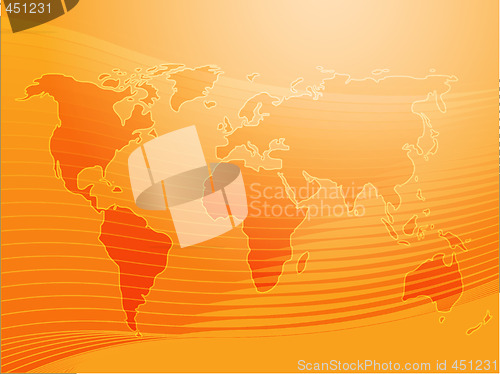 Image of Map of the world illustration