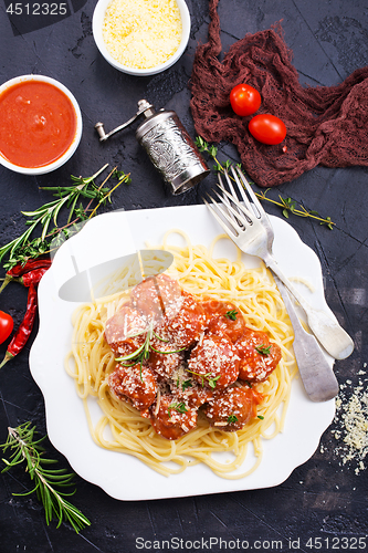 Image of  SaveDownload Previewspaghetti and meat balls