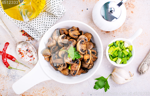 Image of Fried mushrooms 