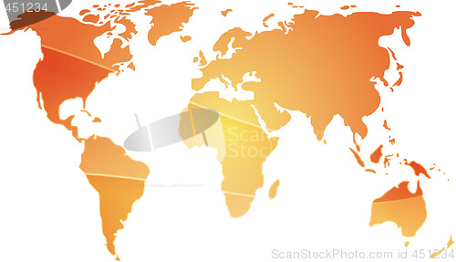 Image of Map of the world illustration