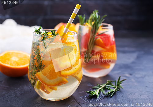 Image of Drink with citrus