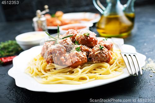 Image of  SaveDownload Previewspaghetti and meat balls