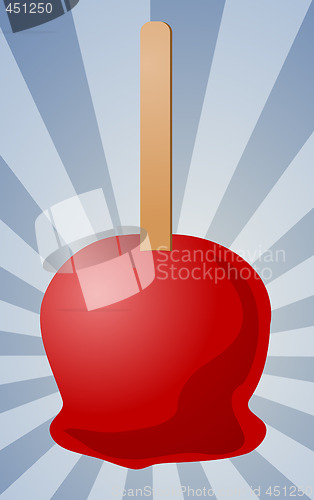 Image of Candy apple illustration