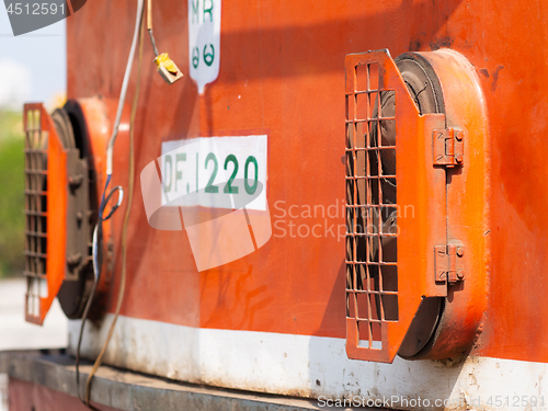 Image of Detail of train in Myanmar