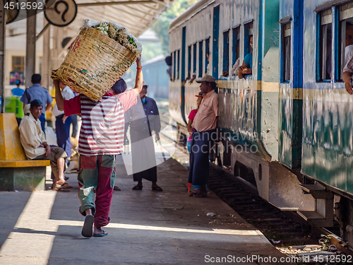 Image of Yangon Central Railway Station, Myanmar