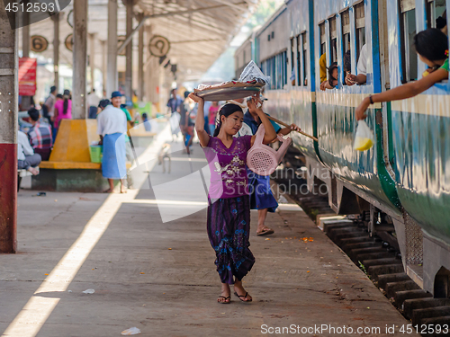 Image of Yangon Central Railway Station, Myanmar