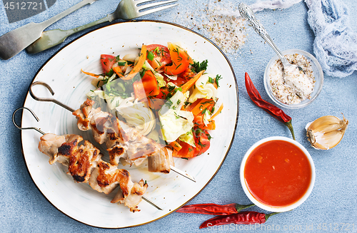 Image of chicken kebab