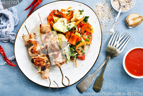 Image of chicken kebab